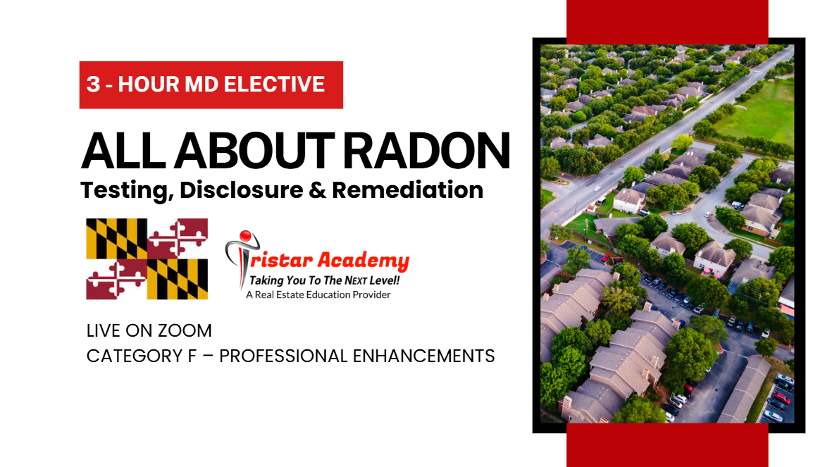 All About Radon - Testing, Disclosure, Remediation