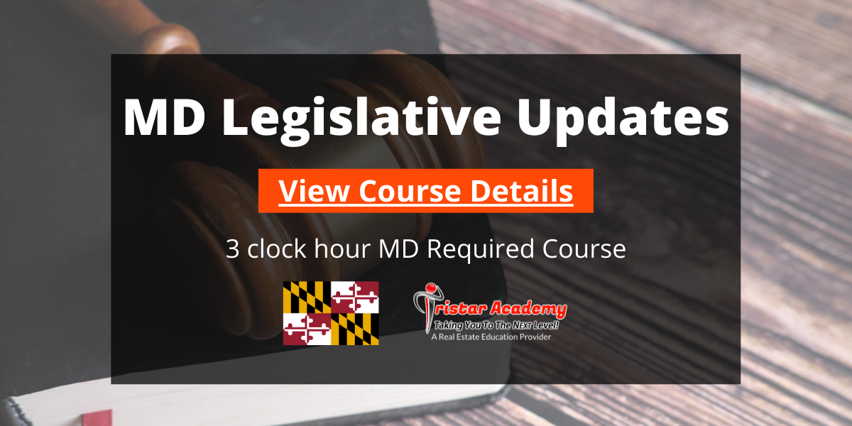 Md legislative update tristar academy