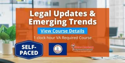 Get the latest Legal Updates & Emerging Trends in Virginia
