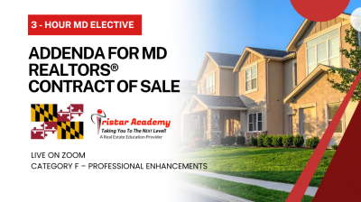 Addenda for Maryland Realtors® Residential Contract of Sale