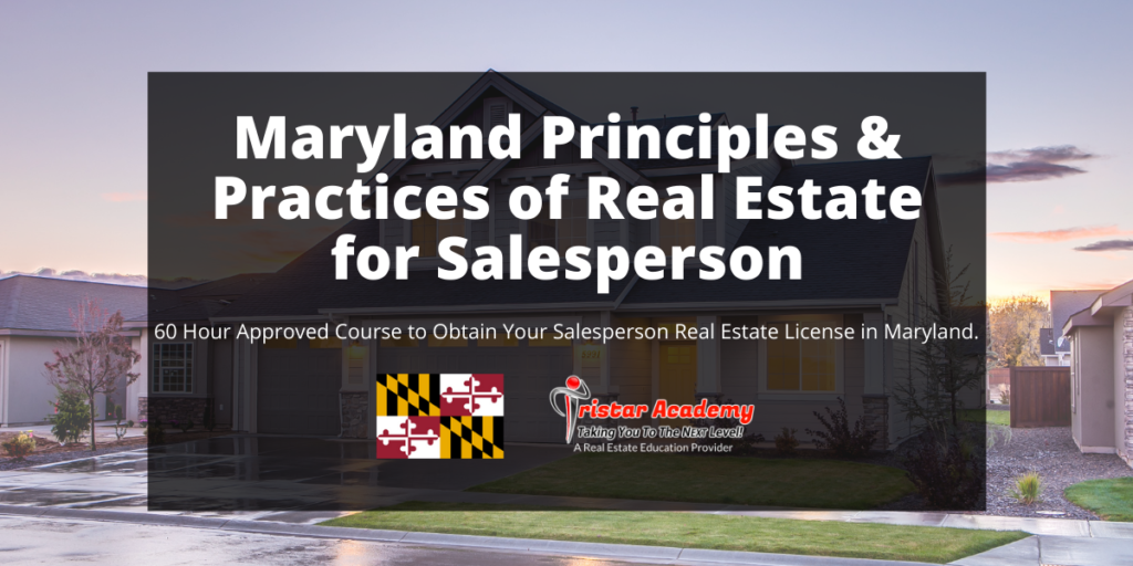 Real estate salesperson license