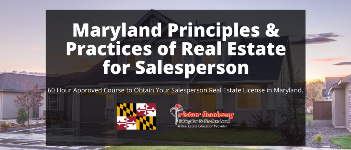 Real estate salesperson license