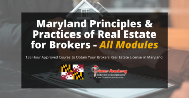 Maryland real estate Broker license classes online